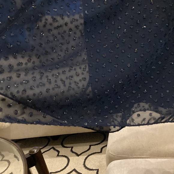 Sparkly navy blue skirt - Picture 2 of 10